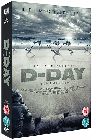 Den længste dag (1962) + Broen ved Remagen (1969) + Von Ryan's ekspres (1965) + Patton - pansergeneralen (1970) + Angreb (1956) + Broen ved Arnhem (1977) [DVD]
