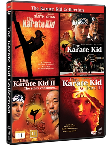 Karate Kid (1984) + Karate Kid II (1986) + Karate Kid III (1989) + The Karate Kid (2010) [DVD]