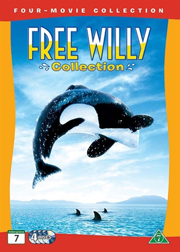 Befri Willy (1993) + Befri Willy 2 (1995) + Befri Willy 3 (1997) + Befri Willy 4: Flugten fra Piraternes Bugt [DVD BOX]