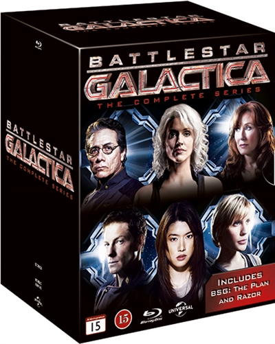 BATTLESTAR GALACTICA COMPLETE - SEASON 1-4 [BLU-RAY]