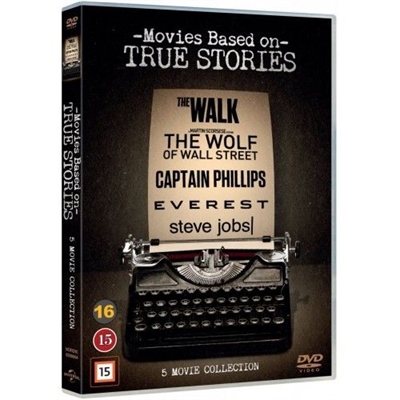 The Wolf of Wall Street (2013) + Captain Phillips (2013) + Steve Jobs (2015) + The Walk (2015) + Everest (2015) [DVD]