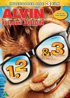 Alvin og de frække jordegern 1-3 [DVD]