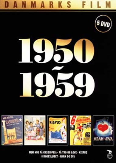 DANMARKS FILM 1950-1959 - ADAM & EVA/6-DAGESLØBET/KISPUS/PÅ TRO & LOVE/MØD M [DVD]