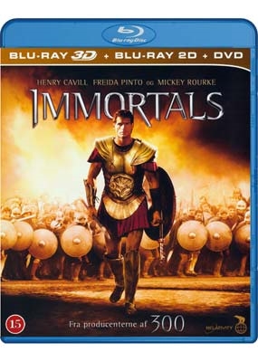 Immortals (2011) [BLU-RAY 3D] *** KUN DISK - LEVERES UDEN KASSETTE ***