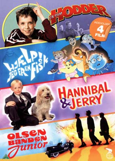 En som Hodder (2003) + Hjælp! Jeg er en fisk (2000) + Hannibal & Jerry (1997) + Olsen Banden Junior (2001) [DVD BOX]