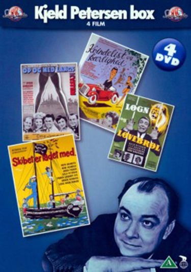 Kvindelist og kærlighed (1960) + Op og ned langs kysten (1950) + Skibet er ladet med (1960) + Løgn og løvebrøl (1961) [DVD]