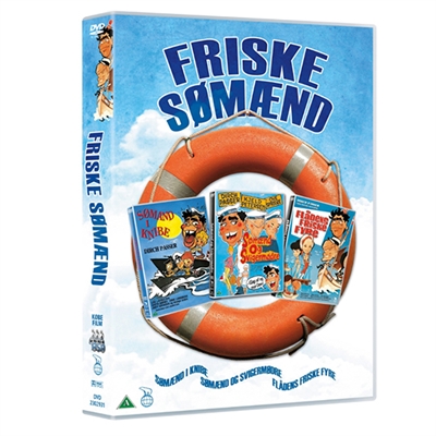 Sømand i knibe (1960) + Sømænd og svigermødre (1962) + Flådens friske fyre (1965) [DVD]