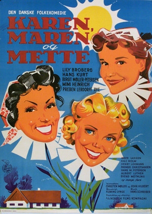 Karen, Maren og Mette (1954) [DVD]