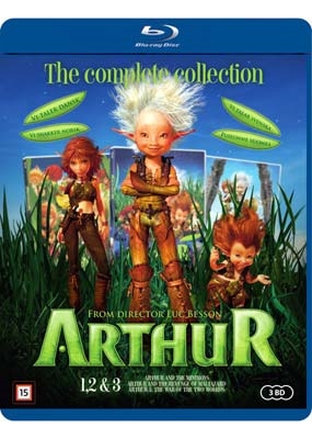 Arthur og minimoyserne 1-3 [BLU-RAY]