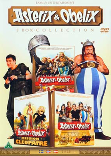 Asterix og Obelix i kamp mod Cæsar (1999) + Asterix & Obelix: Mission Kleopatra (2002) + Asterix og de olympiske lege (2008) [DVD BOX]