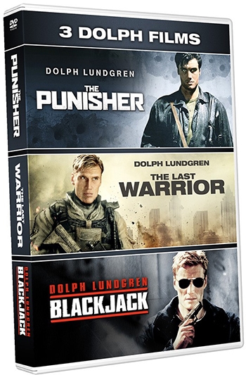 The Punisher (1989) + The Last Warrior (2000) + Black Jack (1998) [DVD]