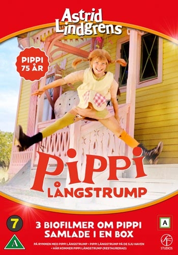 Her kommer Pippi Langstrømpe (1969) + Pippi stikker a' (1970) + Pippi Langstrømpe på de syv have (1970) [DVD]