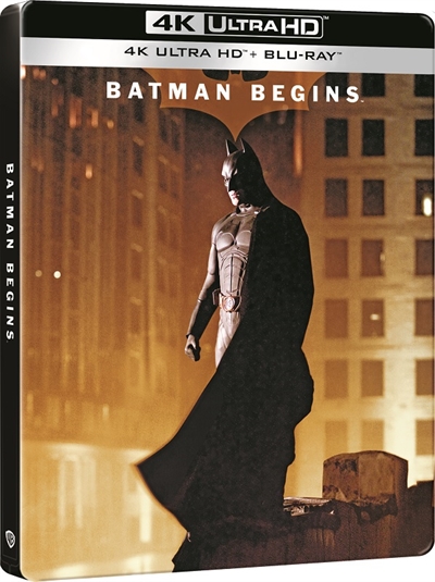 BATMAN BEGINS (2005) - 4K ULTRA HD STEELBOOK [4K ULTRA HD]