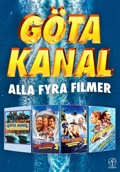 Sejled' op ad åen (1981) + Göta kanal 2 - Kanalkampen (2006) + Göta kanal 3 - Kanalkungens hemlighet (2009) + Göta kanal - Vinna eller försvinna (2022) [DVD]