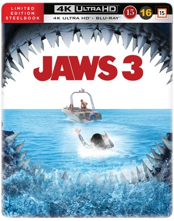 JAWS 3 STEELBOOK (2-DISC LTD EDIT) - 4K ULTRA HD [4K ULTRA HD ]