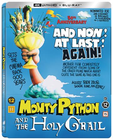 Monty Python og de skøre riddere (1975) steelbook [4K ULTRA HD]
