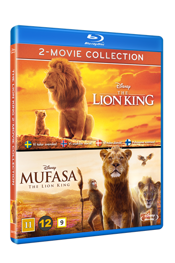 Løvernes konge (2019) +  Mufasa: Løvernes konge (2024) [BLU-RAY]