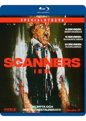 Scanners (1981) + Scanners II: The New Order (1991) + Scanners 3: The Takeover (1991) [BLU-RAY IMPORT - UDEN DK TEKST]