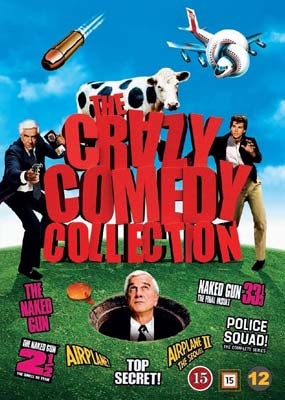 CRAZY COMEDY COLLECTION - NAKED GUN 1-3 + AIRPLANE 1-2 + TOP SECRET! + POLIC [DVD]